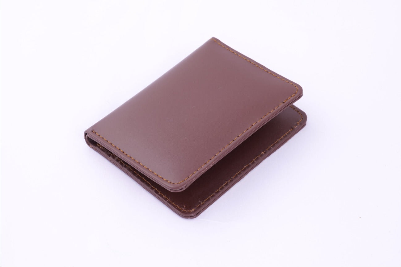 Leather card plus cash holder