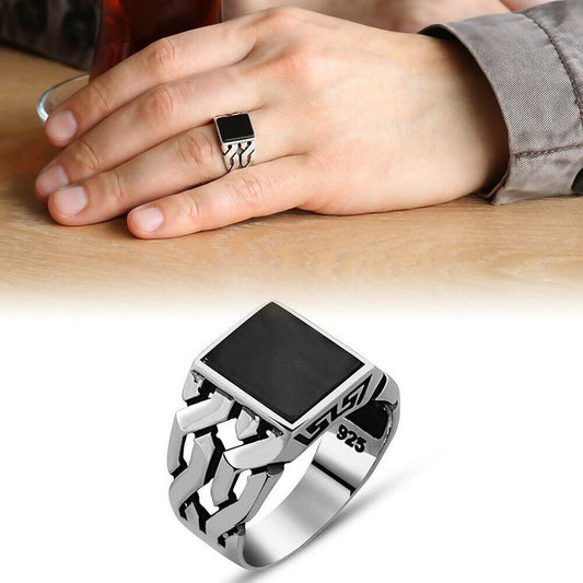 BLACK ONYX RING - TURKISH COLLECTION 925